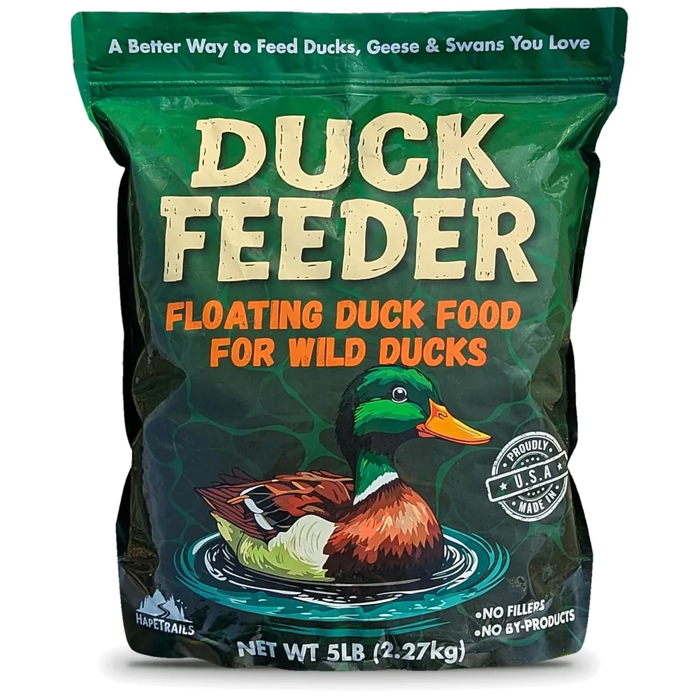 Duck Feeder floating duck food for wild ducks, 5 lb bag